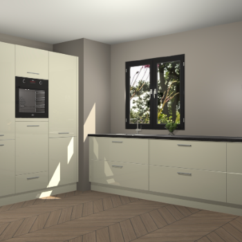 Magnolia hoogglans keuken Taipei 89823