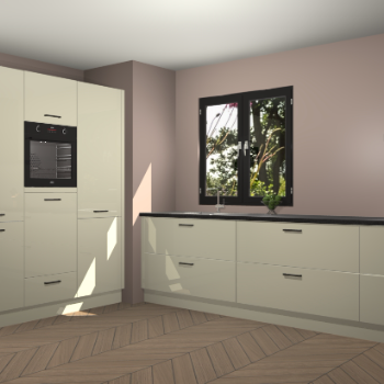 Magnolia hoogglans keuken Taipei 89827