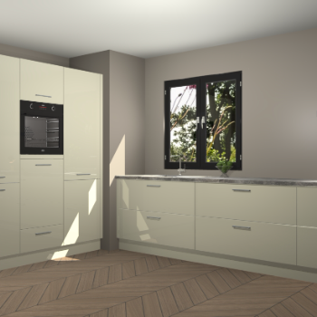 Magnolia hoogglans keuken Taipei 89829