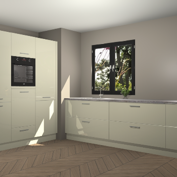 Magnolia hoogglans keuken Taipei 89878