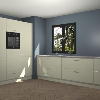 Magnolia hoogglans keuken Taipei 89879