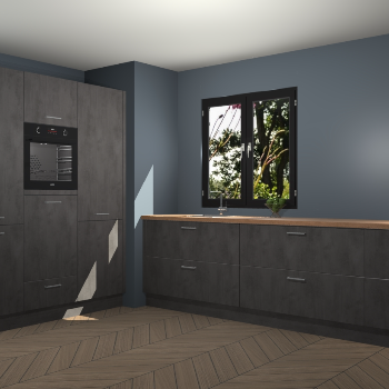 Beton Antraciet keuken Taipei 89394