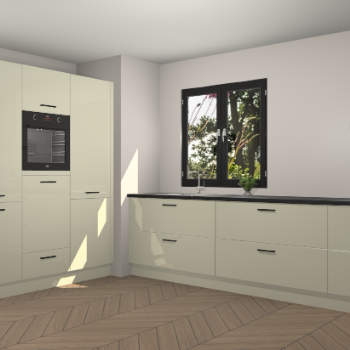 Magnolia hoogglans keuken Taipei 89888