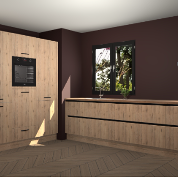 Madera Natuur greeploze keuken Taipei 89785