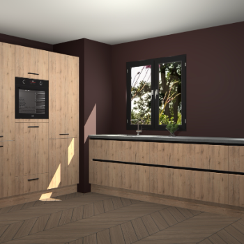 Madera Natuur greeploze keuken Taipei 89810