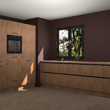 Astoria Eiken greeploze keuken Taipei 89987