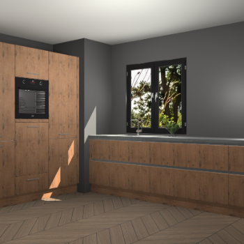 Astoria Eiken greeploze keuken Taipei 89990