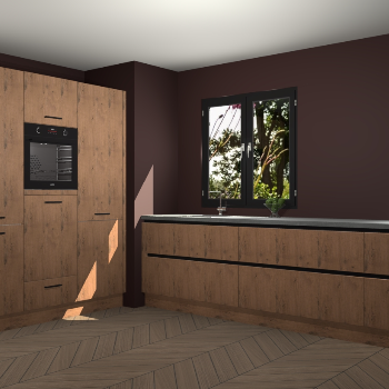 Astoria Eiken greeploze keuken Taipei 89993