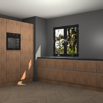 Astoria Eiken greeploze keuken Taipei 89996