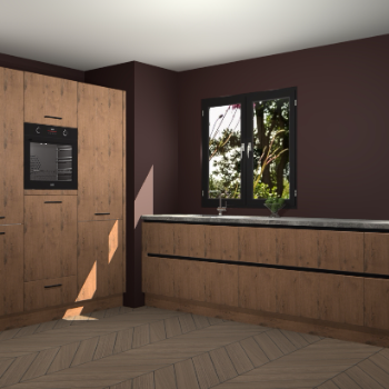 Astoria Eiken greeploze keuken Taipei 90008