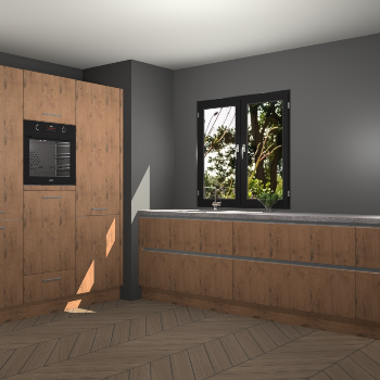 Astoria Eiken greeploze keuken Taipei 90011