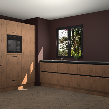 Astoria Eiken greeploze keuken Taipei 90051