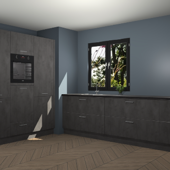 Beton Antraciet keuken Taipei 89635