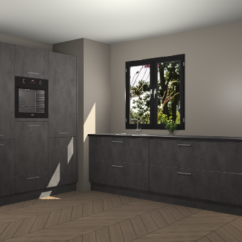 Beton Antraciet keuken Taipei 89659