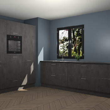 Beton Antraciet keuken Taipei 89660