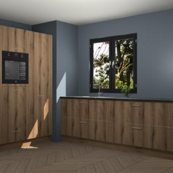 Goud Eiken keuken Taipei 89726