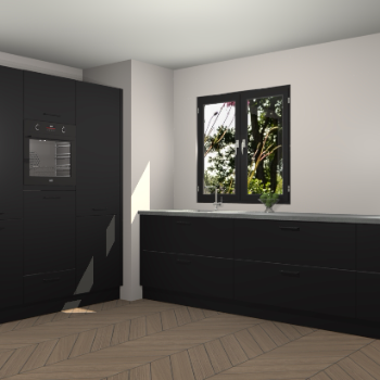 Zwarte keuken Taipei 89952