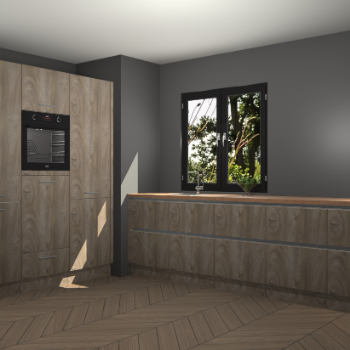 Cantaro eiken greeploze keuken Taipei 89813