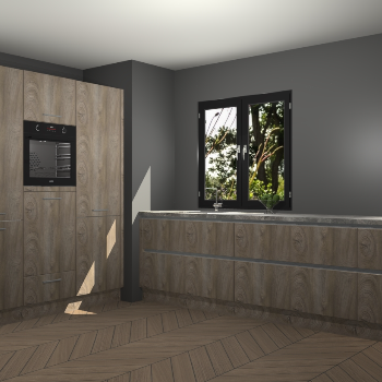 Cantaro eiken greeploze keuken Taipei 89925