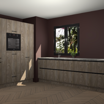 Cantaro eiken greeploze keuken Taipei 89928