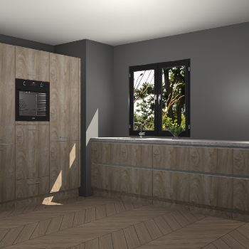 Cantaro eiken greeploze keuken Taipei 89931