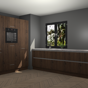 Noten greeploze keuken Taipei 90036