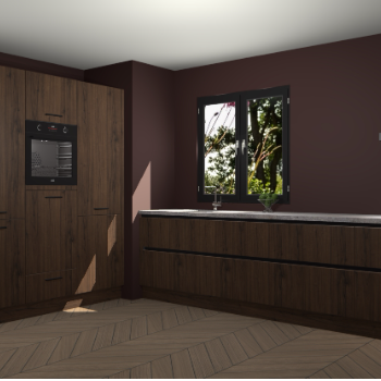 Noten greeploze keuken Taipei 90039