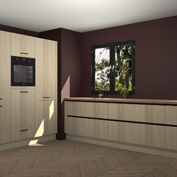 Vuren greeploze keuken Taipei 90076