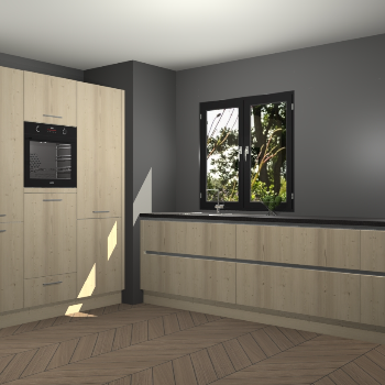 Vuren greeploze keuken Taipei 90085