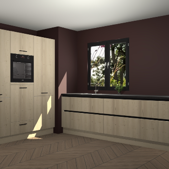 Vuren greeploze keuken Taipei 90088