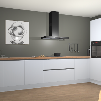 Sneeuwwitte greeploze keuken Khao Lak 73225