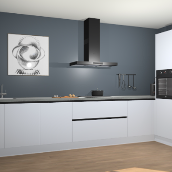 Sneeuwwitte greeploze keuken Khao Lak 73288