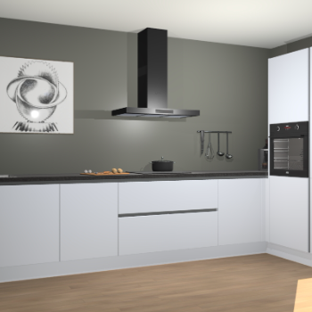 Sneeuwwitte greeploze keuken Khao Lak 73291