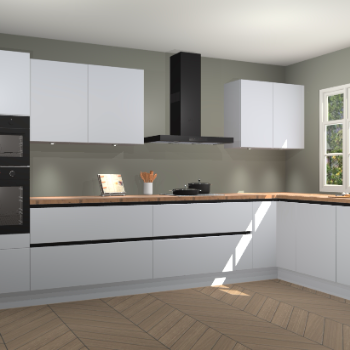 Sneeuwwitte greeploze keuken Graz 71669