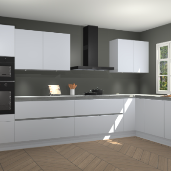 Sneeuwwitte greeploze keuken Graz 71678