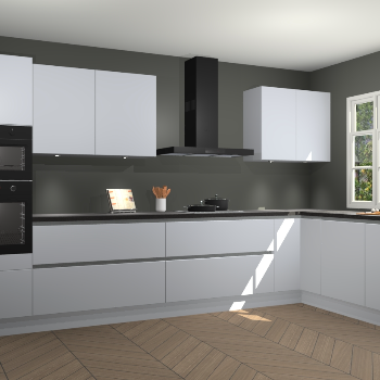 Sneeuwwitte greeploze keuken Graz 71692