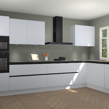 Sneeuwwitte greeploze keuken Graz 71695