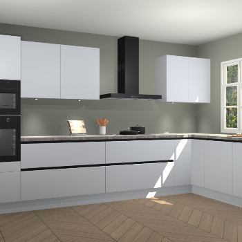 Sneeuwwitte greeploze keuken Graz 71707