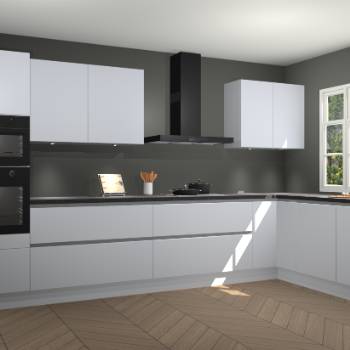 Sneeuwwitte greeploze keuken Graz 71738