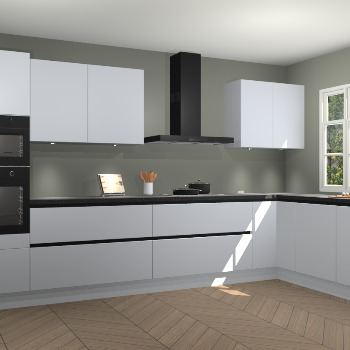 Sneeuwwitte greeploze keuken Graz 71741