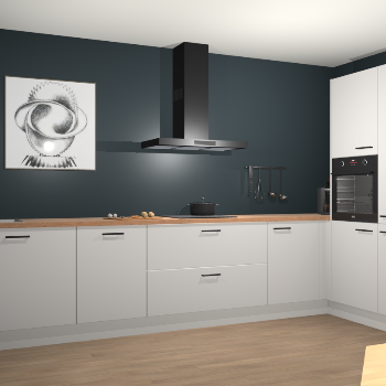 Zijdegrijze keuken Khao Lak 73256