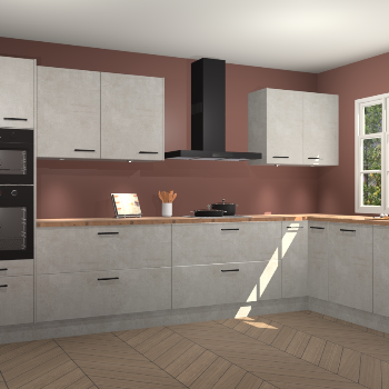 Beton opaal keuken Graz 74723