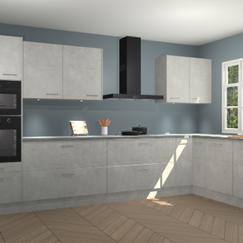 Beton opaal keuken Graz 74861