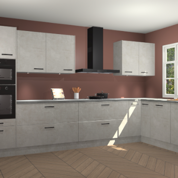 Beton opaal keuken Graz 74869