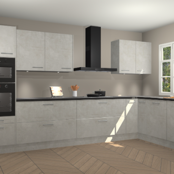 Beton opaal keuken Graz 74889