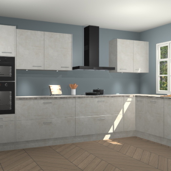 Beton opaal keuken Graz 74974