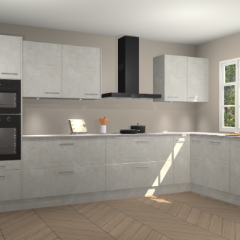 Beton opaal keuken Graz 75016