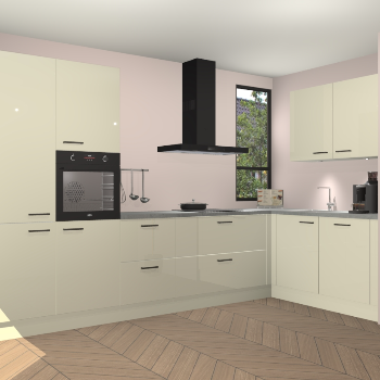 Magnolia hoogglans keuken Vlaanderen 48137