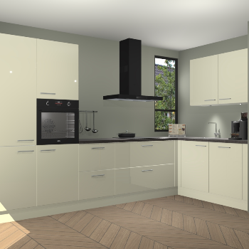 Magnolia hoogglans keuken Vlaanderen 48188