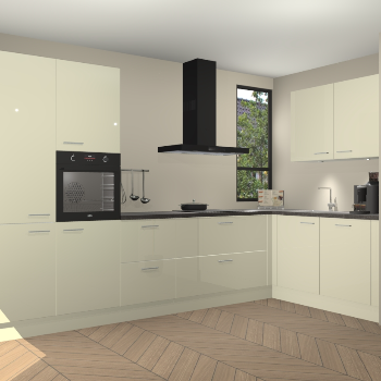 Magnolia hoogglans keuken Vlaanderen 48189